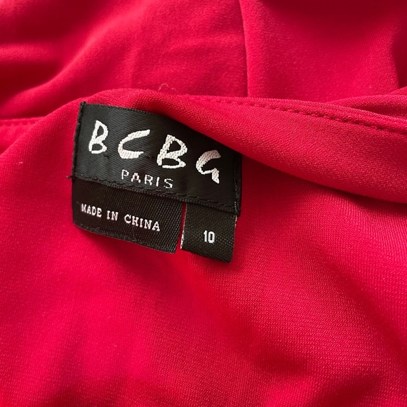 BCBG Paris one shoulder gown size 10 - Picture 5 of 5